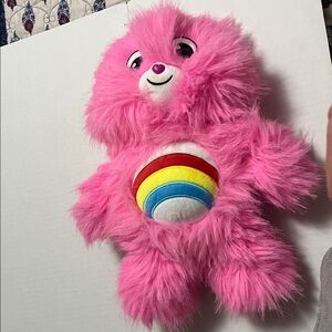 Care Bears Pink Plush Rainbow Belly Bear